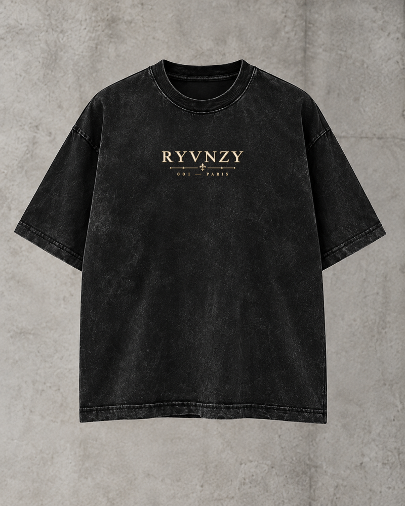 T-shirt Paris Cartographie — Noir