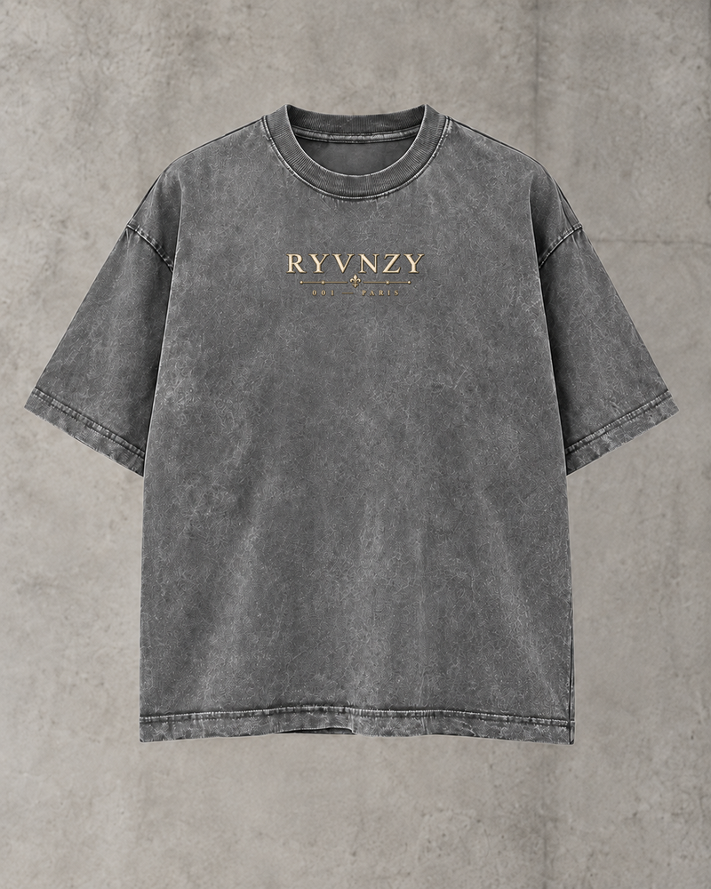 T-shirt Paris Cartographie — Gris