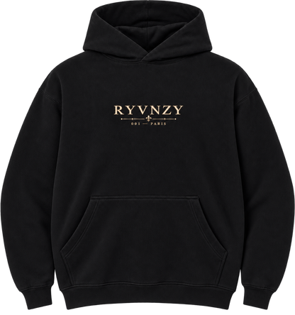 Hoodie Oversize Paris - Noir
