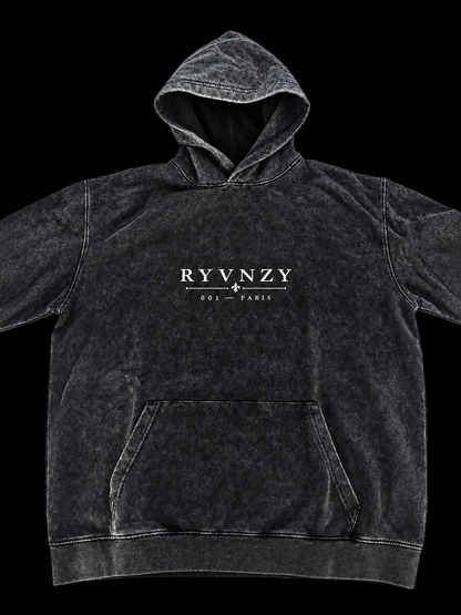 Hoodie Oversize Paris - Noir