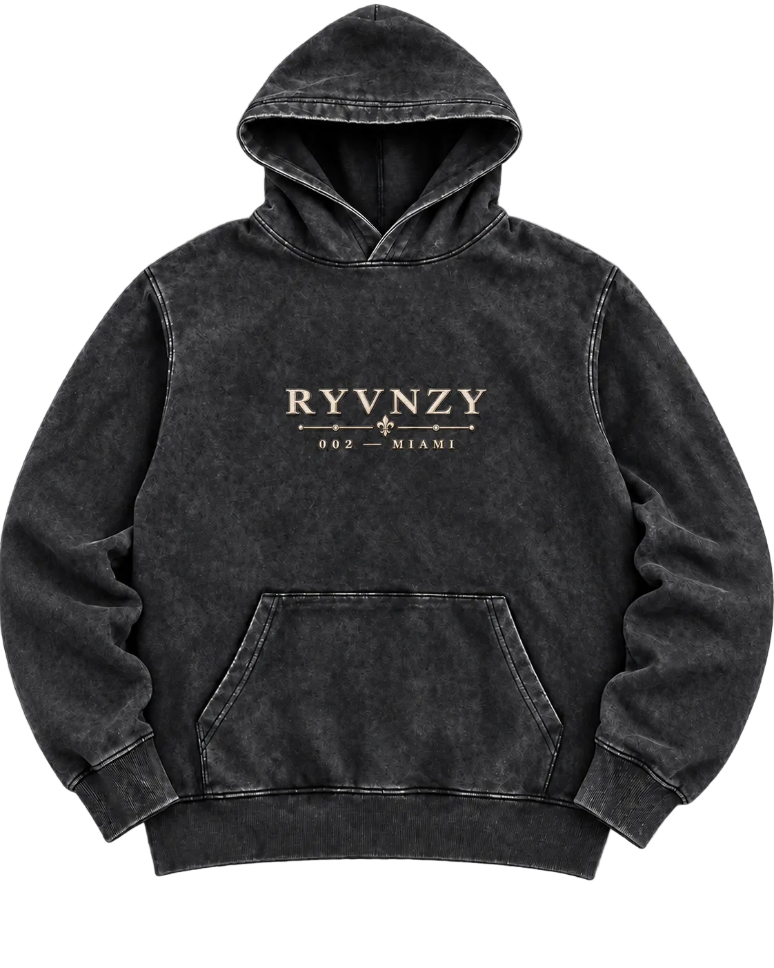 Hoodie Oversize Miami - Noir