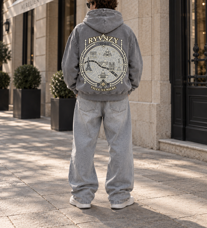 Hoodie Oversize Paris - Gris