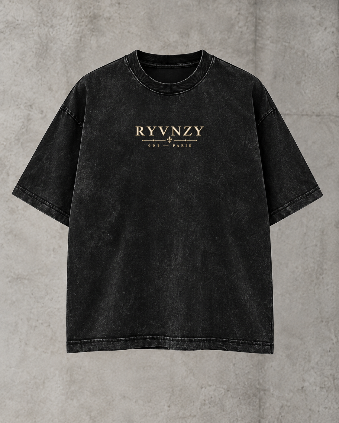 T-shirt Paris Crépuscule — Noir