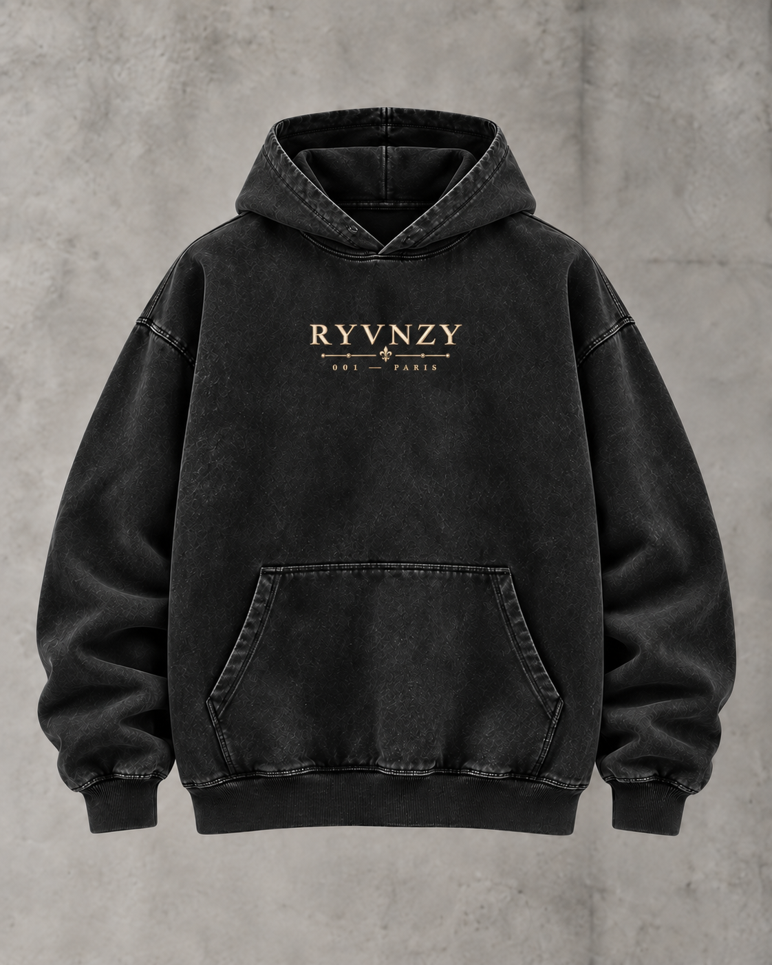 Hoodie Oversize Paris - Noir