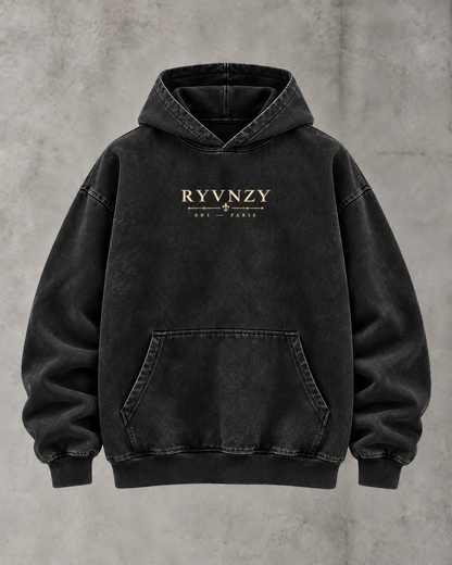 Hoodie Oversize Paris - Noir