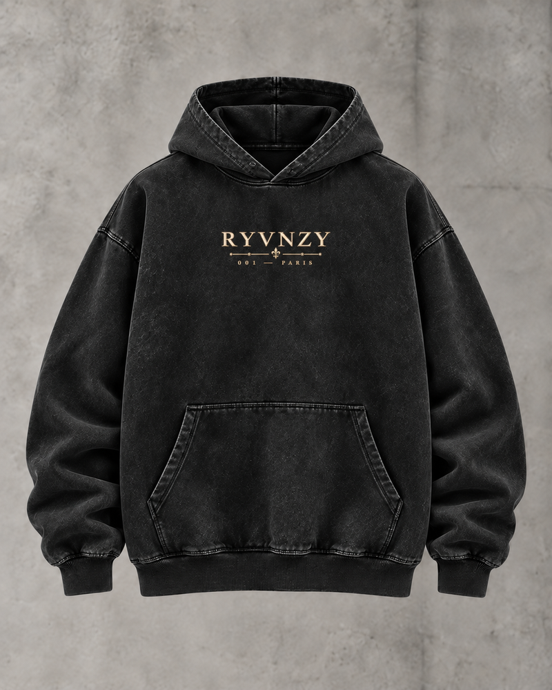 Hoodie Oversize Paris - Noir