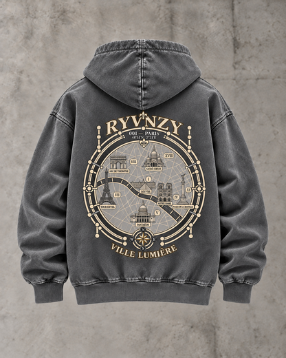 Hoodie Oversize Paris - Gris