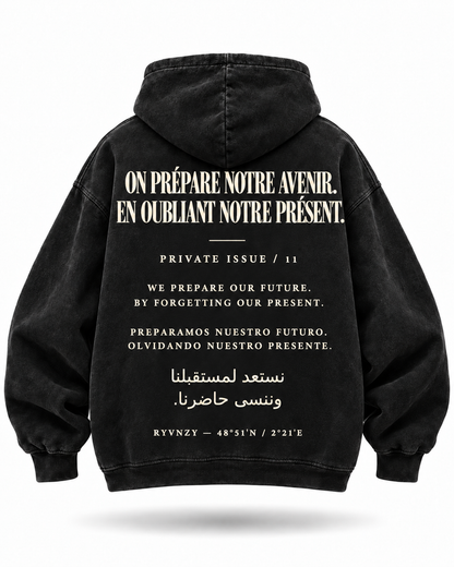 Hoodie — On prépare notre avenir noir