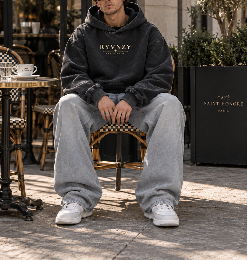 Hoodie Oversize Miami - Noir #mobile