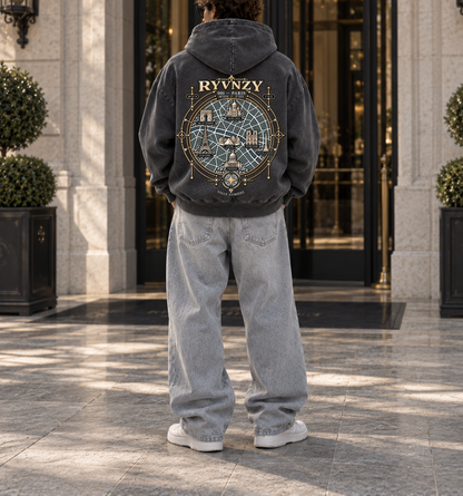 Hoodie Oversize Paris - Noir #mobile