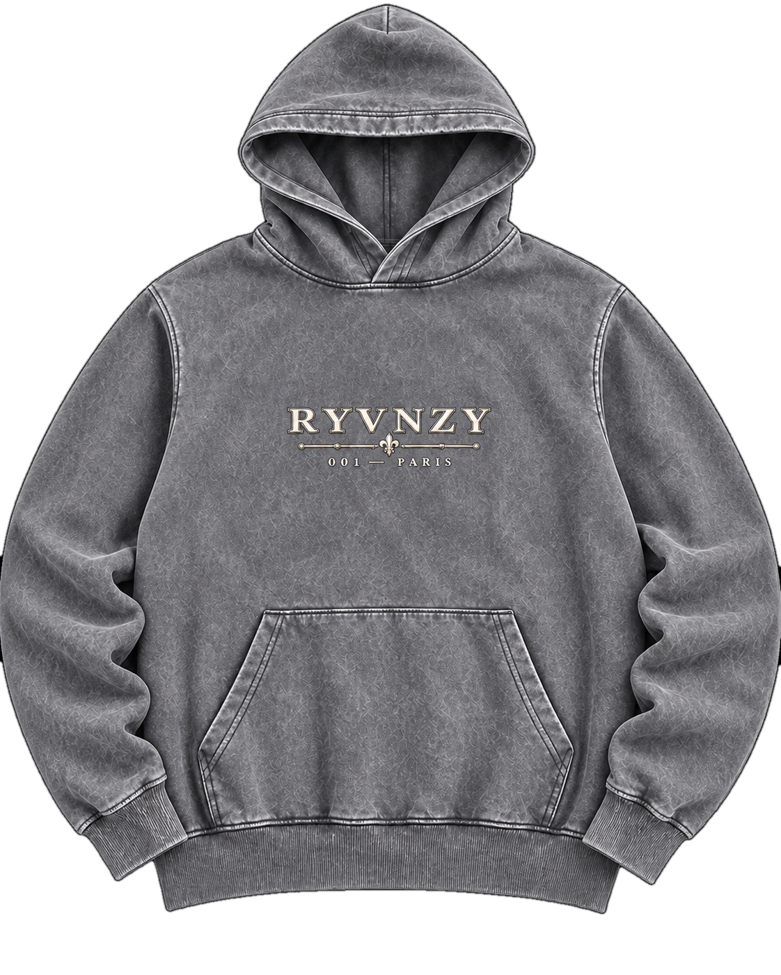 Hoodie Oversize Paris Édition Premium - Gris