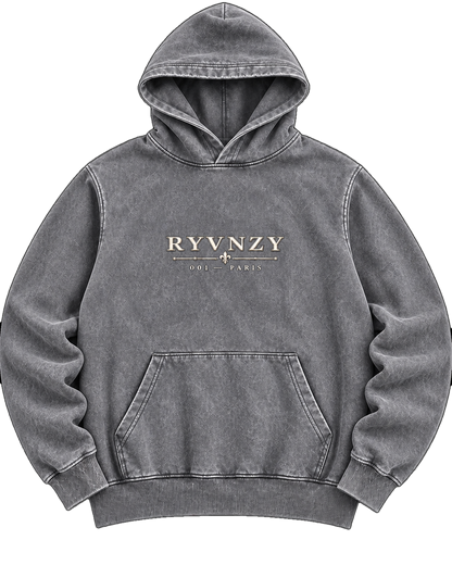 Hoodie Oversize Paris Édition Premium - Gris